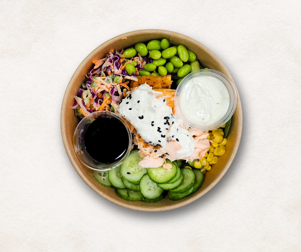 Wasabi Lime Salmon Soba Noodles