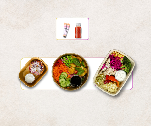 Jetlagged Chef weekly meal plans, macro-tracked and delivered across Dubai
