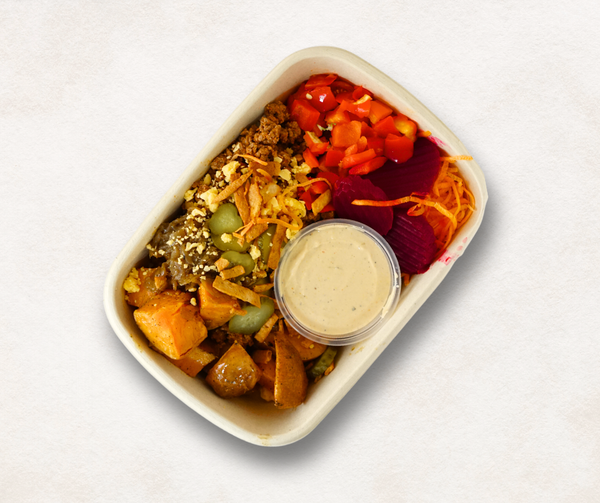 Beef Burger Bowl