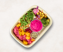 Salmon Nourish bowl w/ Beetroot Brown Rice