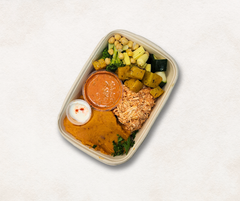 Chicken Paprikash w/ Sweet Potato Mash